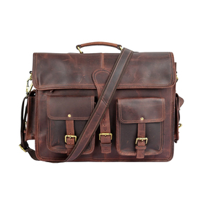 Latest Design Genuine Leather Messenger Bag <b>Men</b> Handmade Genuine Leather Vintage Unisex Sling Leather Messenger Bag <b>for</b> Sale - Product Image 1