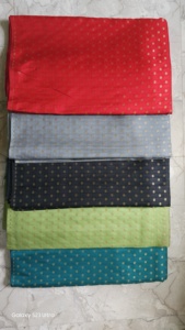 Tissu de soie de qualité supérieure de haute qualité Matériau tricoté doux et durable de luxe pour les robes de mariage Artisanat de rembourrage - Product Image 6