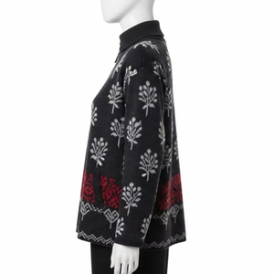 ชุดเสื้อผ้าสตรีทำจากผ้าขนสัตว์พิมพ์ลายดิจิทัลแบบเป็นมิตรต่อสิ่งแวดล้อม เนื้อผ้านุ่ม พิมพ์ลายสีสันสดใส ให้ความอบอุ่น สวมใส่สบาย ดูทันสมัย - Product Image 5