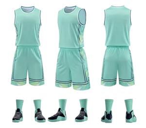 Uniforme de basket-ball imprimé de qualité supérieure, sublimation 3D, séchage rapide, uniformes d'équipe, tendance personnalisée, vente en gros de maillots de basket-ball - Product Image 2