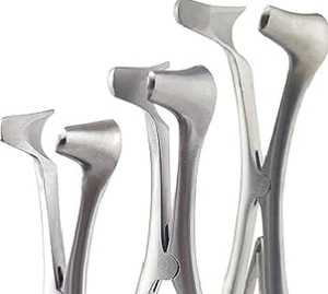 Espéculos nasales de acero inoxidable para adultos, niños, rinoscopio genuino, fuente de alimentación Manual, base de instrumentos quirúrgicos nasales - Product Image 2