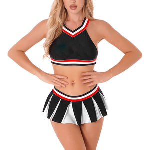 Uniforme de Animadoras de Alta Calidad para Niñas, Servicio OEM, 100% Poliéster, Impresión Serigráfica, Ropa Deportiva FIF - Product Image 1