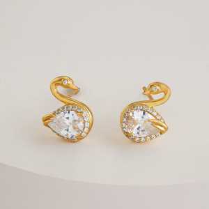 <b>Crystal</b> Silver <b>Earrings</b> 92.5% Silver 191399 - Product Image 2