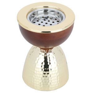 Home Hotel Aromatherapy Diffuser High Quality Matt Black Matt Gold Bakhoor <b>Incense</b> Holder For Fragrance Religious Excellent - Product Image 6