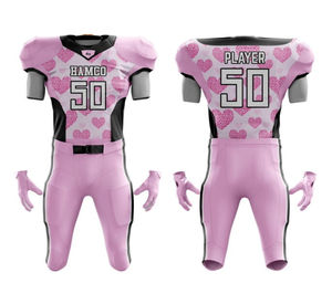 Uniforme de fútbol americano de sublimación de estilo personalizado, uniforme de secado rápido transpirable totalmente personalizado hecho en Pakistán - Product Image 5