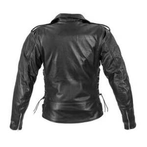 Blouson de moto en cuir pour homme - Product Image 2