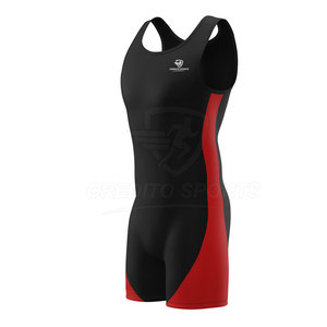 Tenue de lutte de style professionnel, légère et confortable, pour l'entraînement sportif, design personnalisé. - Product Image 2