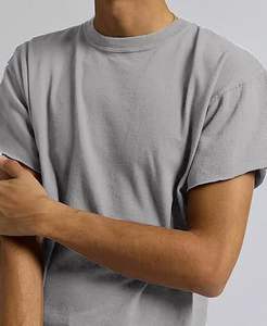 T-shirt d'été pour homme RABUSH SPORTS RS-ONS-12 2026, streetwear, 100% coton, col rond, manches courtes, couleur unie, respirant, coupe classique - Product Image 3