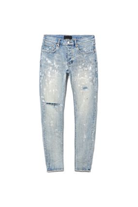 Men's Stacked Distressed <strong>Jeans</strong> Custom Graphic Washed Finish Streetwear <strong>Denim</strong> Pants OEM/ODM <strong>Urban</strong> Fashion Brands - Product Image 6