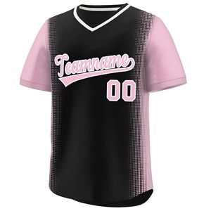 Maillots de baseball en maille respirante Sublimation Maillot de baseball à col en V Vêtements de baseball et de softball - Product Image 5