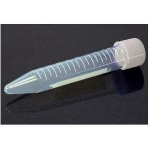 Tubos de Centrífuga de PP Estériles de 10 ml con Tapa de Rosca Graduada, Paquete de 100 - Product Image 1