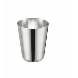 Tasse de médicaments graduée en acier inoxydable de 2 Oz. Tasse de médicament pour mesurer la croissance des bactéries - Product Image 3