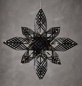 เกล็ดหิมะสานมือสีสันสดใส,เกล็ดหิมะแบบแขวนประดับต้นไผ่รูปดาวสำหรับตกแต่งเทศกาลคริสต์มาส - Product Image 6