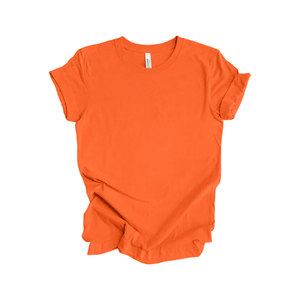 เสื้อยืดผ้าแคนวาสสีส้มใช้ได้ทั้งชายและหญิง - Product Image 1