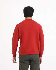 Venta al por mayor de la mejor calidad de nuevo estilo Streetwear Color sólido hombres pulóver sudadera de invierno cálido de manga larga hombres sudadera - Product Image 4