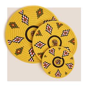 Nouvel arrivage de napperon en rotin tissé à la main pour la décoration du dîner du Vietnam set de table rond expédition dans le monde entier - Product Image 2