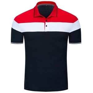 Nueva camisa de moda con logotipo bordado personalizado para hombre, Golf liso de algodón para Polo, ropa informal con tela tejida de patrón sólido - Product Image 5