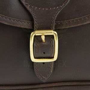 OEM/ODM Premium Dark Oiled Tanned Leather Cartridge <b>Bag</b> Hot Selling 100-Cartridge Hunting Accessory with Fast Reloads - Product Image 4