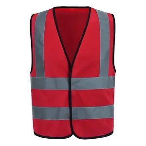 Iş giysisi giyim toptan hi-vis sörveyör güvenlik yelek yansıtıcı erkek çalışma aracı yelek özel Logo yelek