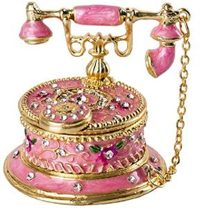 Best Quality Metal Jewelry <b>Box</b> <b>Mirrored</b> Treasure Keepsake <b>Box</b> White <b>Makeup</b> Accessories Storage <b>Box</b> for Women Girls - Product Image 6