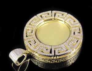 Pendentif photo personnalisé avec moissanite, cadeau de bijoux en argent sterling pour les êtres chers - Product Image 3