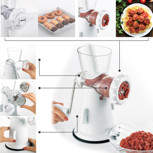 Multifunctional Manual <b>Meat</b> <b>Grinder</b> Hand Cranked Sausage Maker Cookie Extruder Detachable Washable Home Kitchen Mincing Tool - Product Image 2
