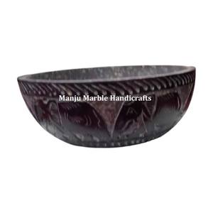 Bol de sculpture en stéatite fait à la main de conception moderne de la plus haute qualité avec une utilisation de forme ronde pour la décoration de la maison et de l'hôtel - Product Image 5