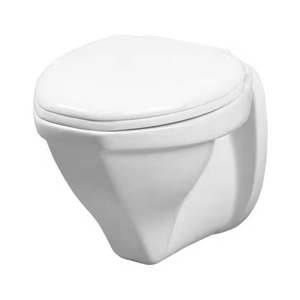 Cera Porcelana Colgado en la pared Armario de agua Diseño lujoso Inodoro Pan Grado superior de la India Precio bajo - Product Image 3