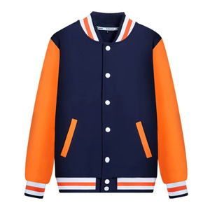 แจ็คเก็ตเบสบอลแบบ Letterman สำหรับผู้ชาย แบบ OEM ที่ปรับแต่งได้ พร้อมงานปักเชนิลล์ แจ็คเก็ต Varsity แบบกำหนดเองพร้อมโลโก้ - Product Image 2