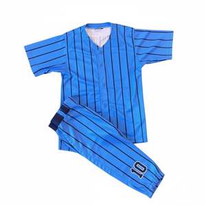 Tenue de baseball respirante pour hommes, ensemble complet, nouvelle tendance, uniforme de baseball, nom d'équipe personnalisé au Pakistan, maillot, pantalon, options de taille plus - Product Image 1