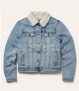 Veste en jean à capuche pour homme, prix bas, logo personnalisé, position avant, haute qualité, 100% coton, services OEM - Product Image 1