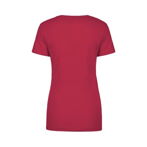 Camiseta de Cuello en V Ideal para Mujer Next Level Apparel 1540, Ligera, de Algodón y Poliéster, Transpirable - Product Image 3