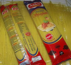 Ankit 250 GM Espaguetis al por mayor pasta más barata espagueti calidad superior ISO 9001/certificado Halal - Product Image 1
