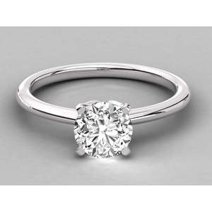 Bague solitaire en or 10 carats pour femmes, diamant cultivé en laboratoire - Product Image 3