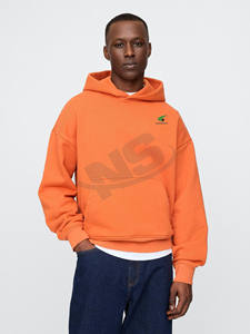 เสื้อมีฮู้ดแฟชั่นสำหรับผู้ชายเสื้อมีฮู้ดผ้าคอตตอนผสมทรงสลิมฟิตพร้อมโลโก้ตามสั่ง - Product Image 5