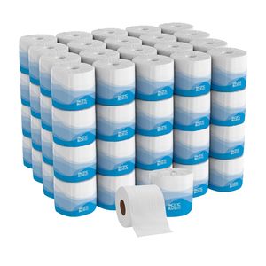 Pacific <b>Blue</b> Select Premium 2-Ply Embossed Standard Toilet Tissue, 550 Sheets/<b>Roll</b>, 80 <b>Rolls</b>/Case (18280/01) - Product Image 6
