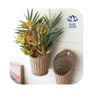 Panier mural rond en osier GEM, panier à fleurs en osier, pochette en osier - Product Image 3