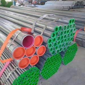 Tuyau de protection incendie rainuré à paroi épaisse en acier allié ERW avec revêtement époxy rouge, grades Q235/Q345, normes BS/API - Product Image 4