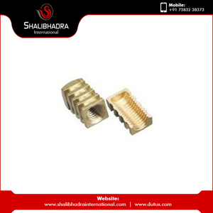 Tuercas de inserción rotacional de latón niquelado de uso industrial con hexágonos de rosca M3 de una empresa de producción de renombre - Product Image 2