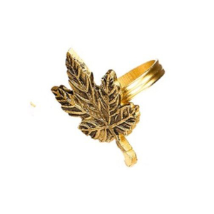 Rond de serviette en feuille de laiton avec vente la plus chaude finie en or antique sur un rond de serviette en métal pour les acheteurs répandus - Product Image 1