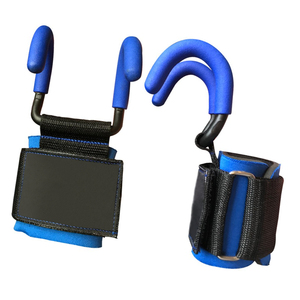 Custom Logo Gym Hook Straps Powerlifting Wrist Wraps <b>Fitness</b> Accessory for Men and Women OEM Neoprene Padded Lifting Hooks - Product Image 2