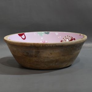 ชามไม้เคลือบเงาขายดีสำหรับตกแต่งบ้านและเสิร์ฟอาหาร  ผู้ส่งออกชามไม้มะม่วงขายส่งยอดนิยม - Product Image 6