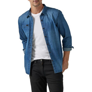 Chemise en jean pour homme, style le plus récent, tissu confortable à séchage rapide, chemise en jean pour homme, vente en ligne, chemises pour hommes, approvisionnement direct d'usine - Product Image 6