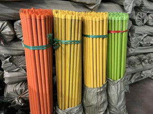 2024 Best Selling High Quality <b>Wood</b> Plastic PVC <b>Broom</b> <b>Handles</b> Many Colors Dustpan Home Cleaning at Unbelievably Low Price - Product Image 4