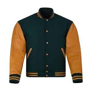 Chaqueta bordada con parche de chenilla personalizada al por mayor, chaqueta de béisbol Bomber, chaqueta universitaria - Product Image 4