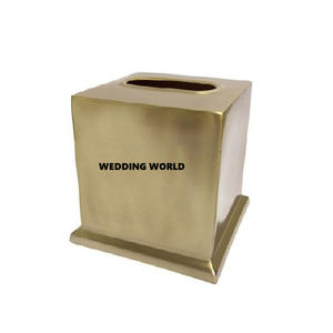 Boîte à mouchoirs au design unique Porte-mouchoirs fait à la main de qualité supérieure Boîte à mouchoirs fantaisie en gros pour articles de mariage - Product Image 5