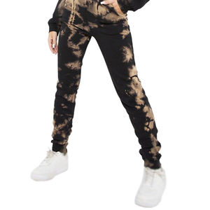 Ensemble de survêtement pour femme délavé à l'acide, streetwear vintage, broderie usée, sweat-shirt et pantalon de survêtement en molleton pour femme - Product Image 6