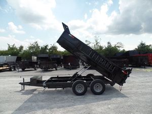 Remorque à benne hydraulique 6x12 robuste pour utilisation agricole et tracteur-Remorque basculante à vendre - Product Image 3