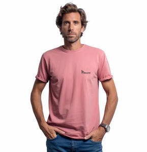 Camiseta de Hombre Lisa de Corte Ajustado, Diseño Personalizado, 250 g/m², Transpirable, Camiseta Lisa de Tela Ligera, Camiseta de Hombre al por Mayor - Product Image 6