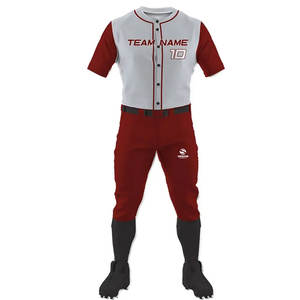 Camisetas de béisbol sublimadas personalizadas, conjunto de uniformes, ropa de calle, diseños personalizados unisex, poliéster/algodón, secado rápido y transpirable - Product Image 2